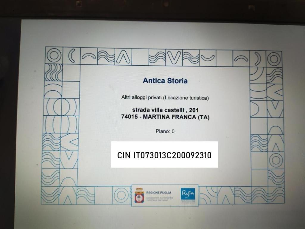 Antica Storia Villa Martina Franca Exterior foto